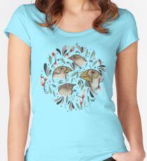 FINE FINCHES Women's Fitted Scoop T-Shirt