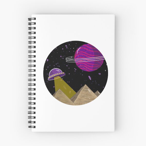 Item preview, Alien Spaceship Hovering Over Pyramids of Giza  designed and sold by Jonathan Nawrocki.