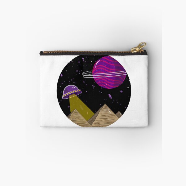 Item preview, Alien Spaceship Hovering Over Pyramids of Giza  designed and sold by Jonathan Nawrocki.