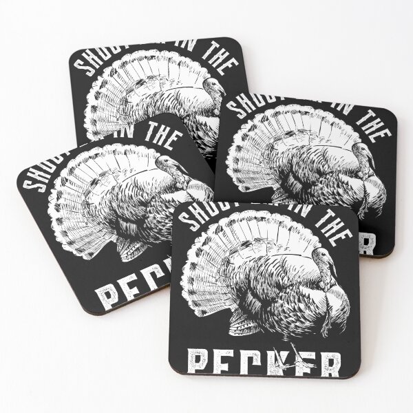 Item preview, Turkey Hunting Joke Gift print Shoot Em In The Pecker designed and sold by Lisbob.