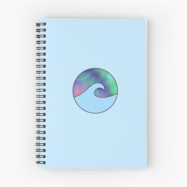 Item preview, Blue Wave With Northern Lights Sky designed and sold by vegantoaster.