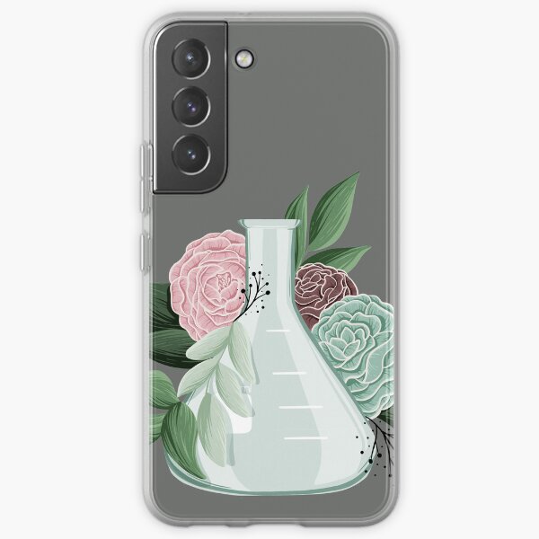Floral Erlenmeyer Flask Samsung Galaxy Soft Case