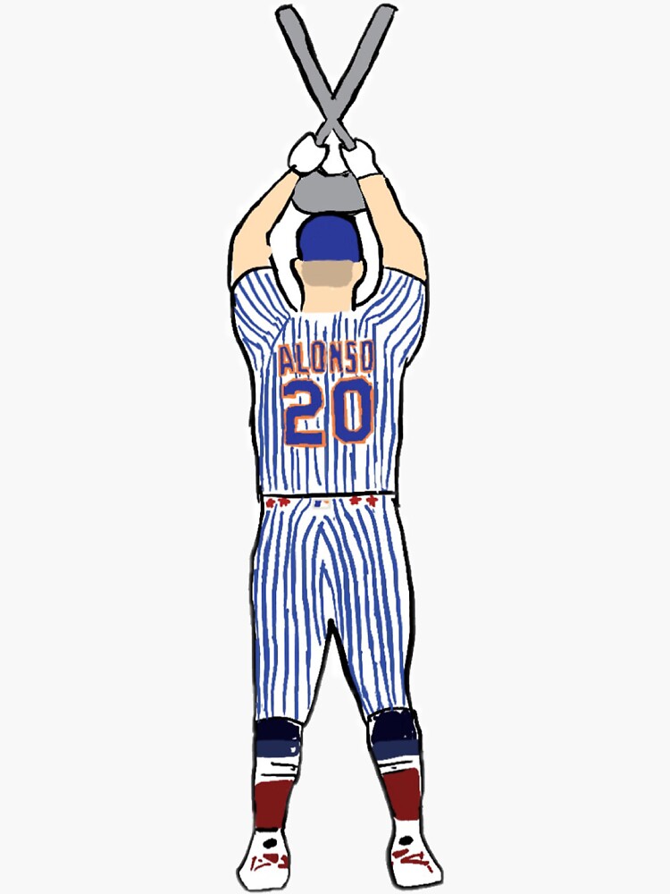 Pete Alonso Jersey  Sticker for Sale by athleteart20