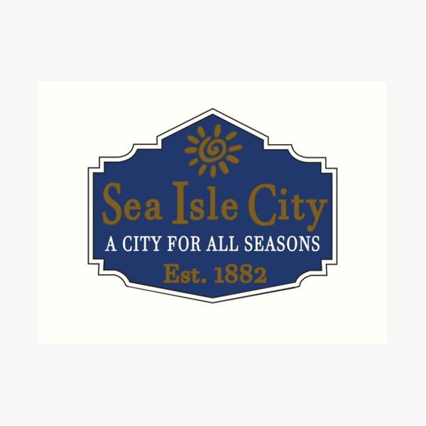 Sea Isle City Wall Art Redbubble