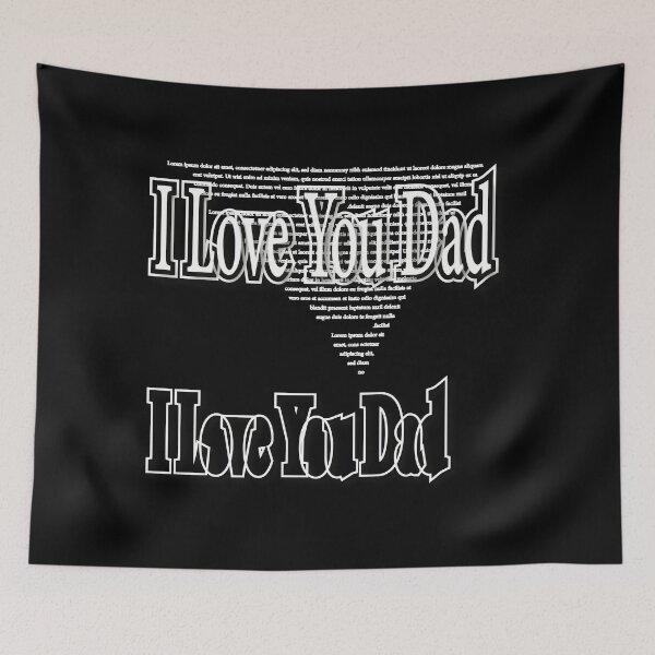 Item preview, I Love You Dad myt-shirt Slim Fit T-Shirt designed and sold by myt-shirt.