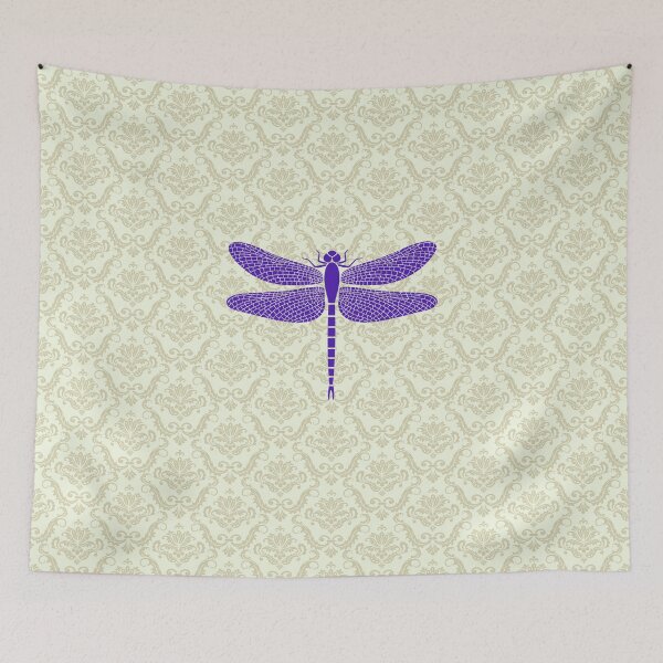 Item preview, Dragonfly Damask designed and sold by silvaris.