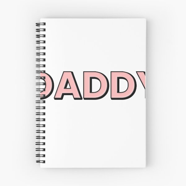 Item preview, Daddy pink block letter sticker designed and sold by alongcamekathy.