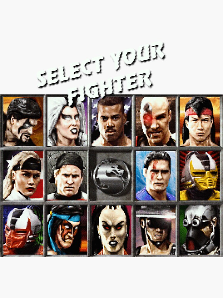 Mortal Kombat Baraka Smile Sticker for Sale by Shinobi23