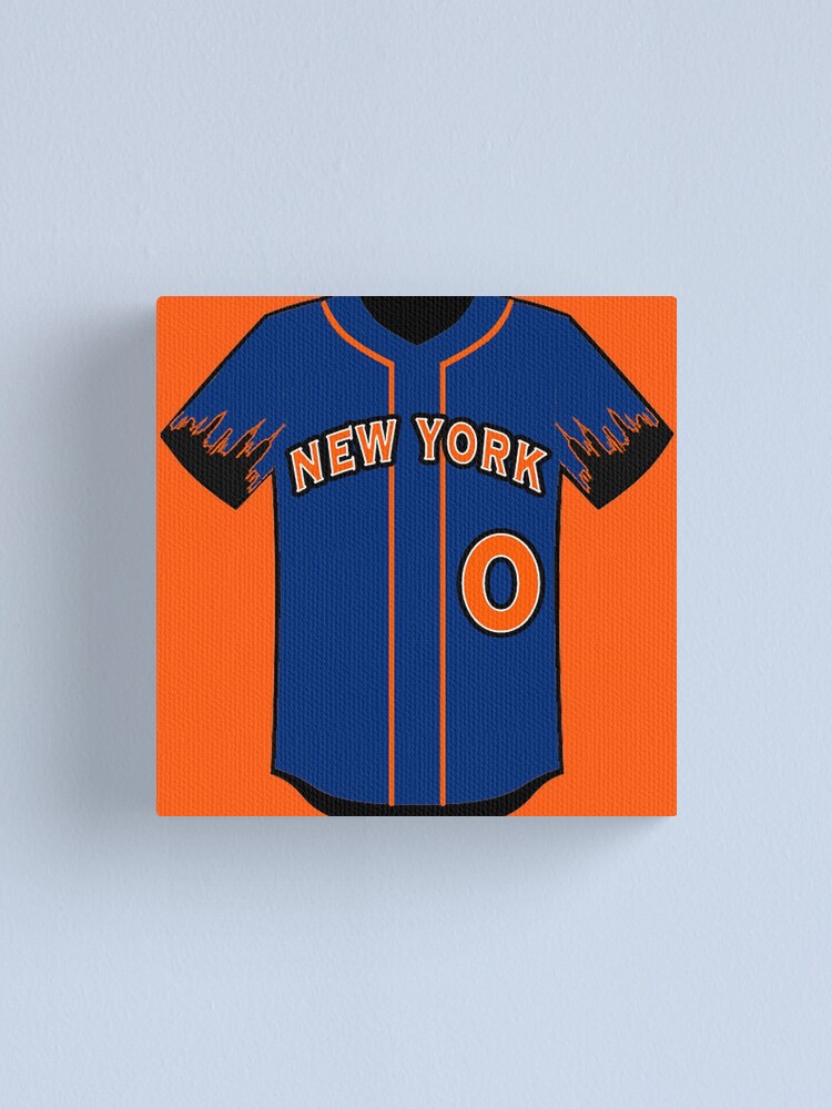 New York Mets Jersey Custom Canvas Print Wall Art