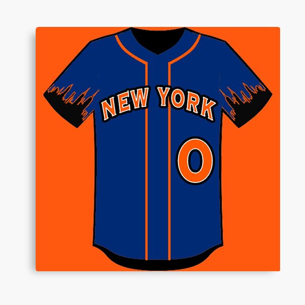 New York Mets Jersey Custom Canvas Print Wall Art