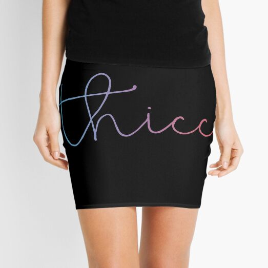 Thicc Girls Relaxed Mini Skirt for Sale by trendsticker49