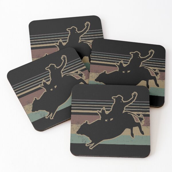 Item preview, Vintage Retro Cowboy Rodeo Bullriding Gift Design graphic designed and sold by Lisbob.