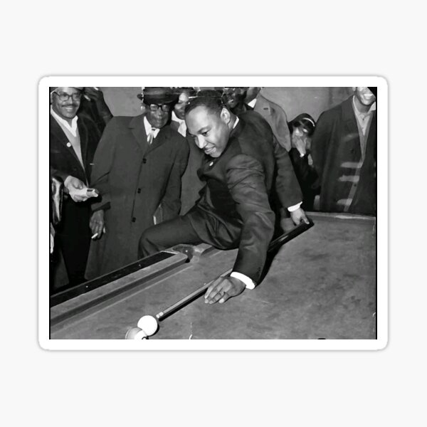 Item preview, Martin Luther King Jr. MLK Pool Billiards Design designed and sold by oggi0.
