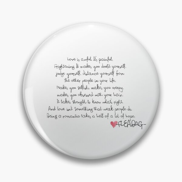 Item preview, Fleabag Quote 10 designed and sold by holbytv.