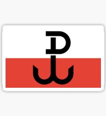 Flag of the Polish Underground State, 1939-1945 Sticker