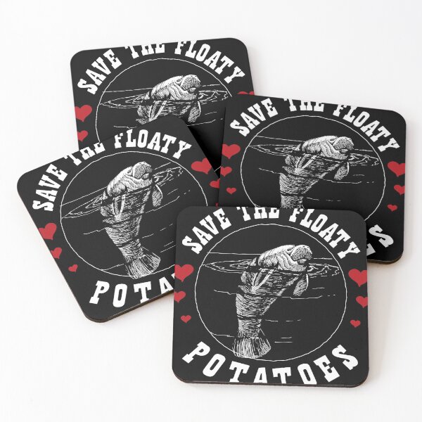 Item preview, Manatee Floaty Potatoes Gift graphic Animal Pun Fans designed and sold by Lisbob.