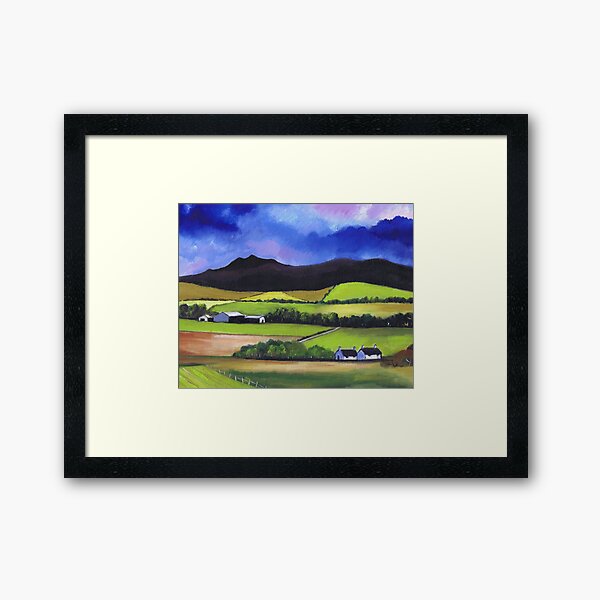 Bennachie near Old Meldrum Framed Art Print
