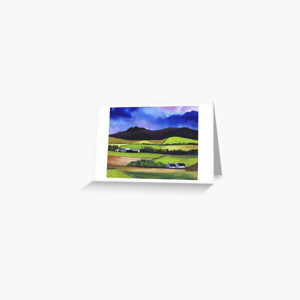 Bennachie near Old Meldrum Greeting Card