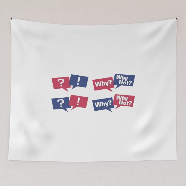 Item preview, nice question "Why?" and "Why not?" for gift designed and sold by aromed2002.