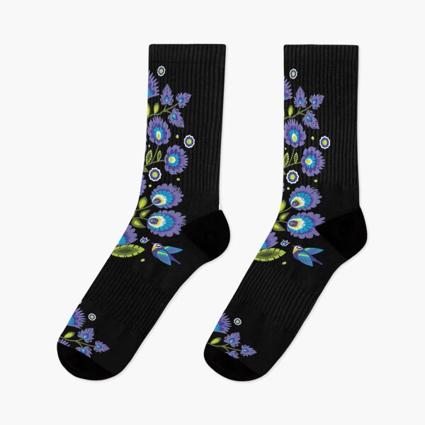 Artikelvorschau,  Nie zuvor gesehene Komposition, inspiriert von polnischer Folklore aus Lowicz. Ausgeschnittene Blumen entworfen und verkauft von FK-UK.