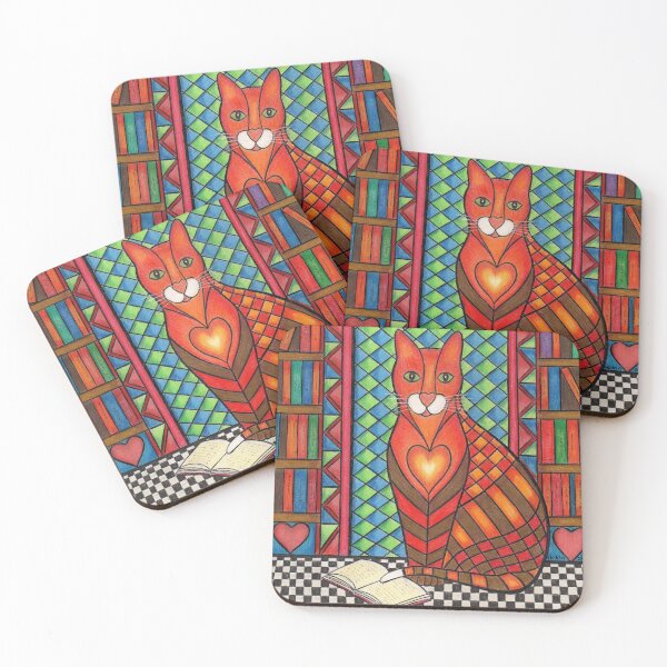 Item preview, Patchwork Kitty Cat Ruthie designed and sold by helenvjames.