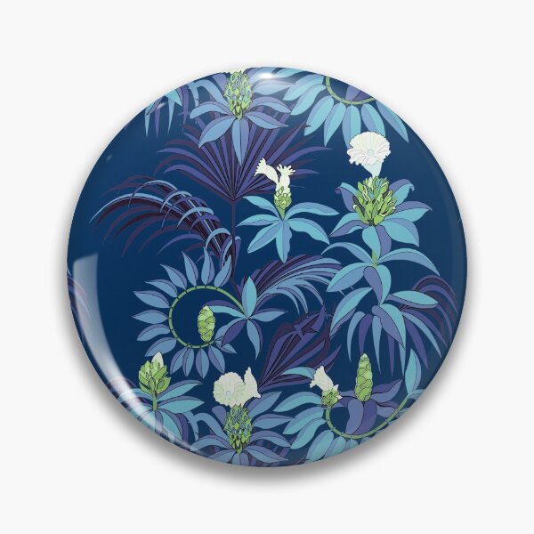 Aperçu de l'œuvre Jardin Exotique (Deep Ocean) créée et vendue par Chartrose.