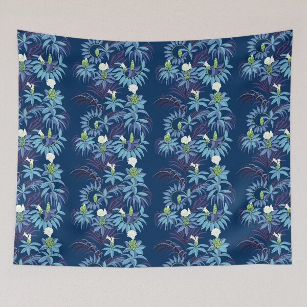 Aperçu de l'œuvre Jardin Exotique (Deep Ocean) créée et vendue par Chartrose.