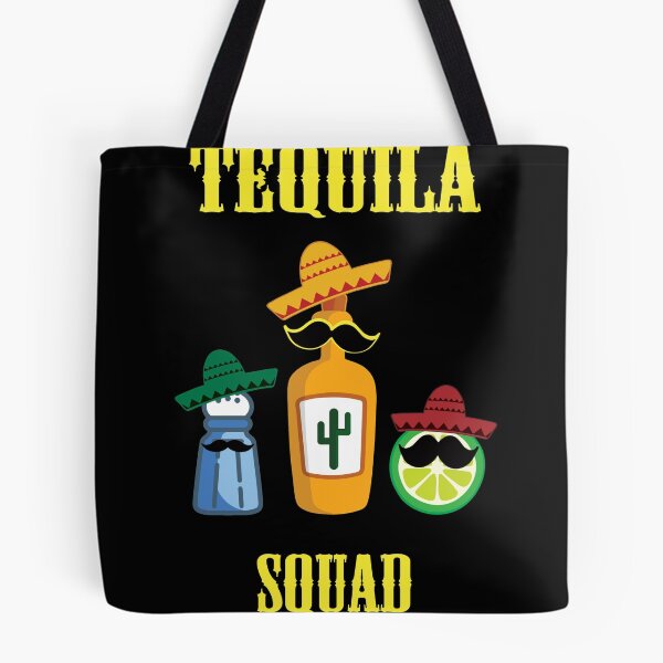 Item preview, Tequila Squad Mustache Mexican Themed Unisex print designed and sold by Lisbob.