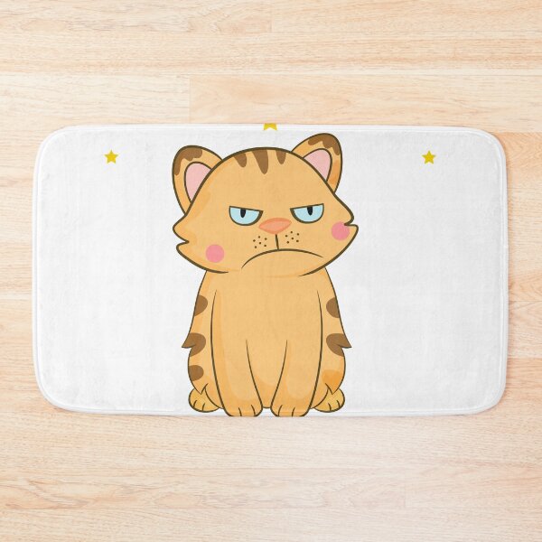 Item preview, Touchy Kitty Annoyed Cat print for Cat Fans designed and sold by Lisbob.