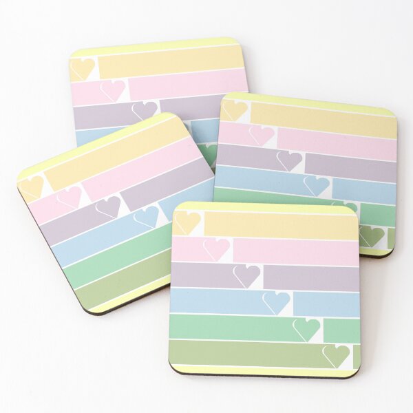 Item preview, Free Love Rainbow Pastels designed and sold by LochNestFarm.