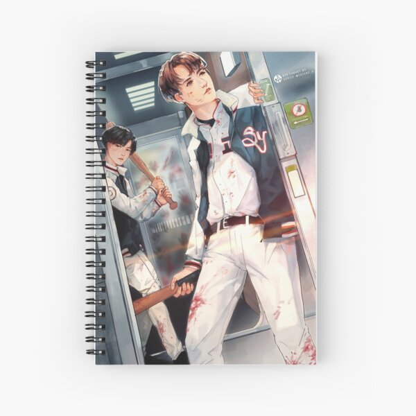 Busan Boys // Train to Busan Spiral Notebook