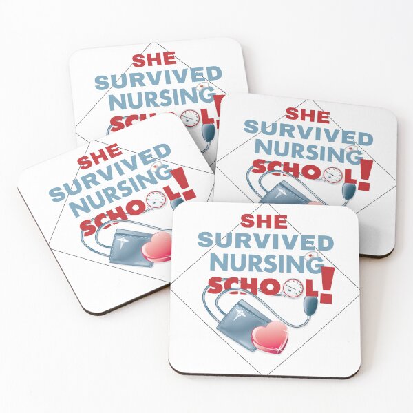 Item preview, She Survived Nursing School designed and sold by Kelsey Stroud.