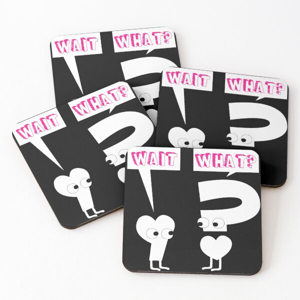 Item preview, Wait, What? Funny Grammar graphic designed and sold by Lisbob.