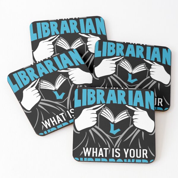 Item preview, Superpower Librarian Gift print for Library Readers designed and sold by Lisbob.