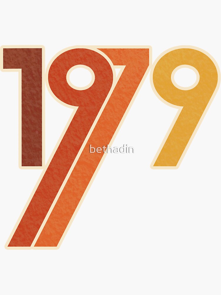 1979 retro year logo