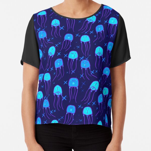 Box Jelly Clothing Redbubble - catch the blue jellyfish roblox