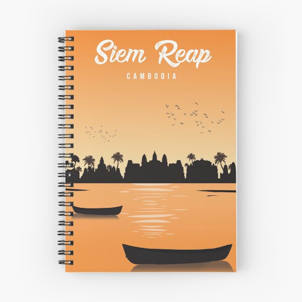 Item preview, Siem Reap Cityscape Skyline designed and sold by louzaartist.