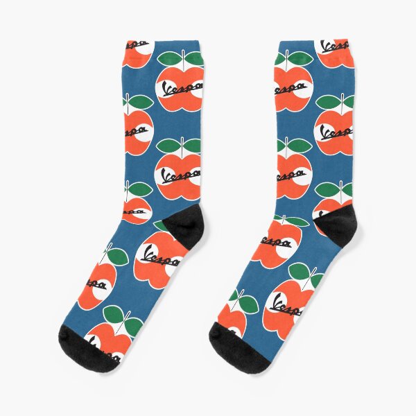 Vespa Apple Shirt, Sticker, Mask Socks