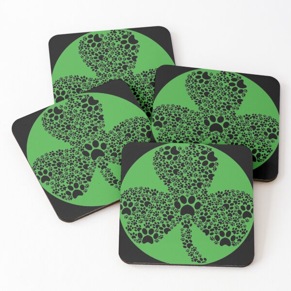 Item preview, Shamrock Clover Dog Paw Gift product 4 St Patricks Day designed and sold by Lisbob.