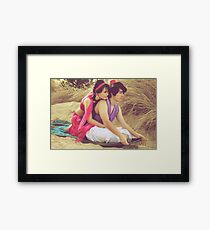 Aladdin & Jasmine Framed Print
