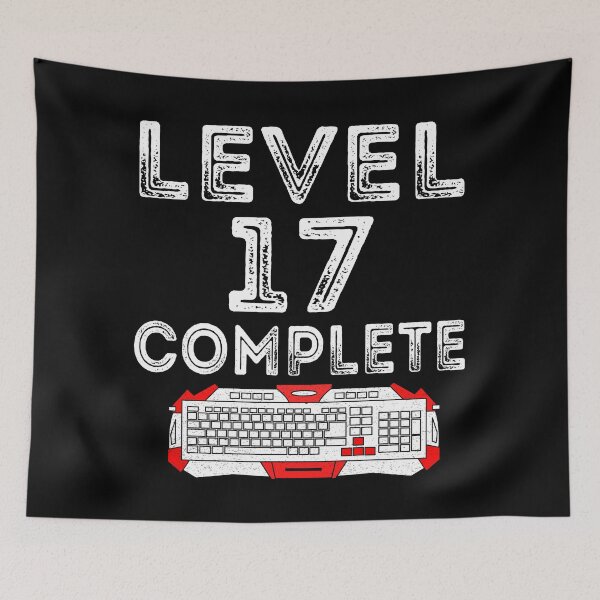 Item preview, Level 17 Complete | 17th Birthday Gift designed and sold by meedTee.