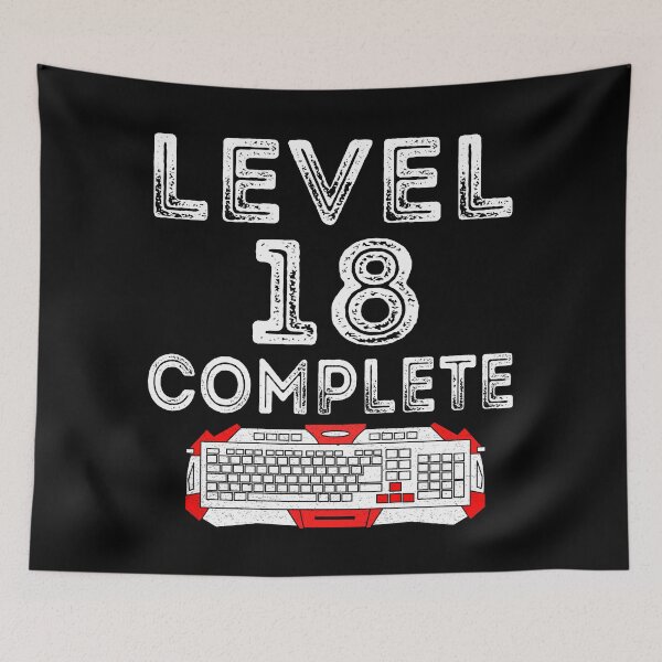 Item preview, Level 18 Complete | 18th Birthday Gift designed and sold by meedTee.