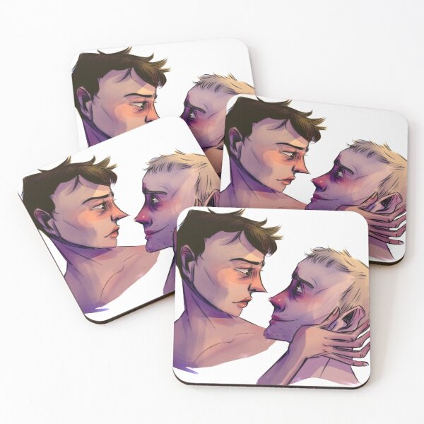 Item preview, Face holding - romantic digital drawing designed and sold by tatikawa-art.
