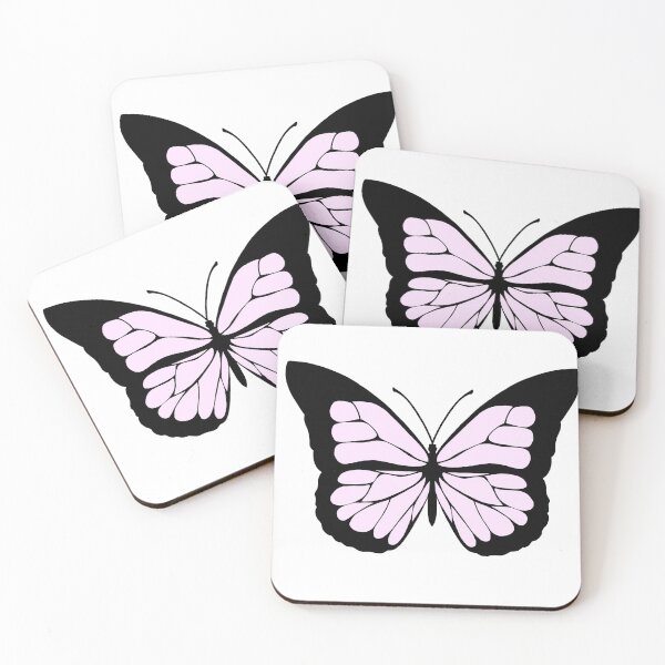 Item preview, Light Pink Butterfly Illustration Design designed and sold by alainakozyart.