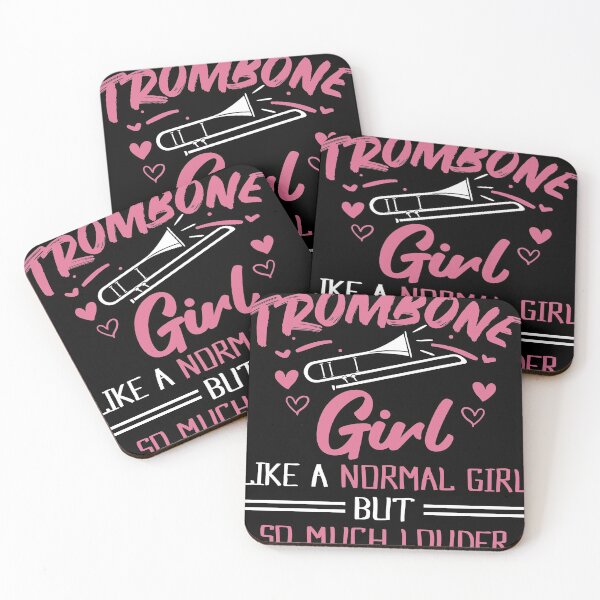 Item preview, Trombone Girl Gift print | Tee for Trombonist Lady designed and sold by Lisbob.