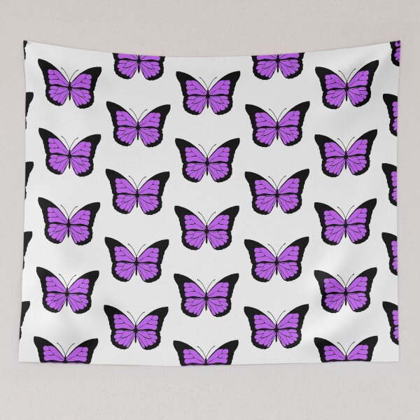 Item preview, Deep Royal Purple Butterfly Illustration Design designed and sold by alainakozyart.
