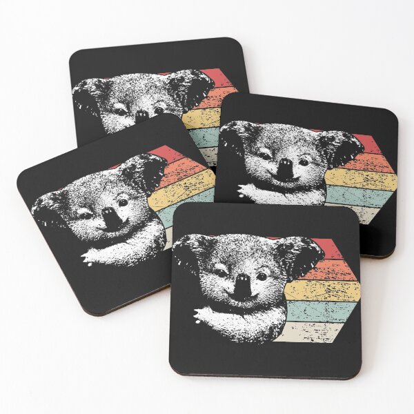 Item preview, Retro Cute Fluffy Koala Australian Animal design designed and sold by Lisbob.