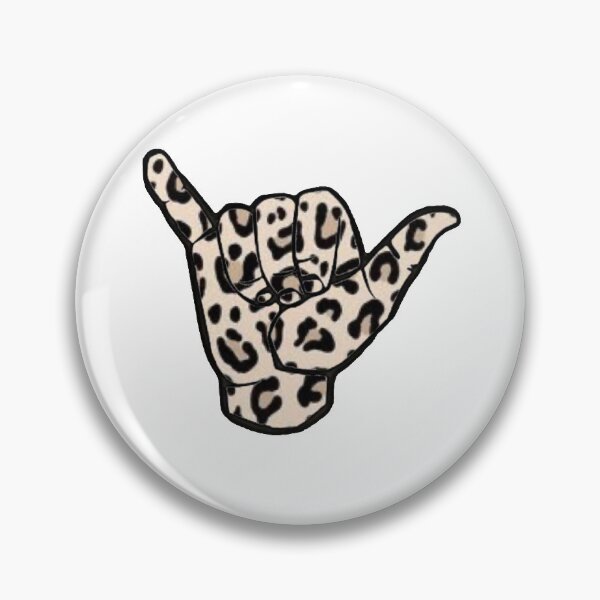 Item preview, Cheetah Print Hang Loose Sign  designed and sold by happydoodles3.
