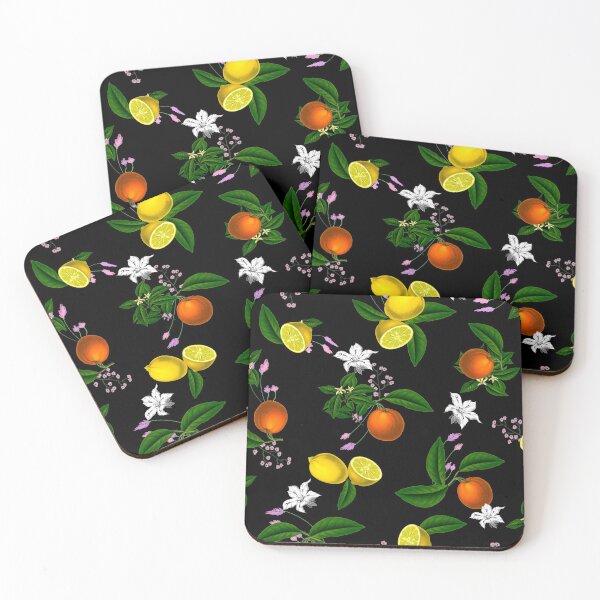 Item preview, Citrus,floral,oranges,lemons,summer pattern designed and sold by MariaMarinova.