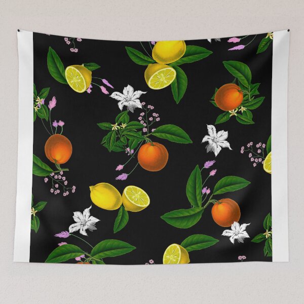 Item preview, Citrus,floral,oranges,lemons,summer pattern designed and sold by MariaMarinova.